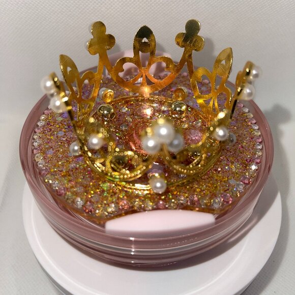 Rhinestone Crown Topper that fit Stanley x Love Shack Fancy Tumbler Lids - Picture 14 of 14